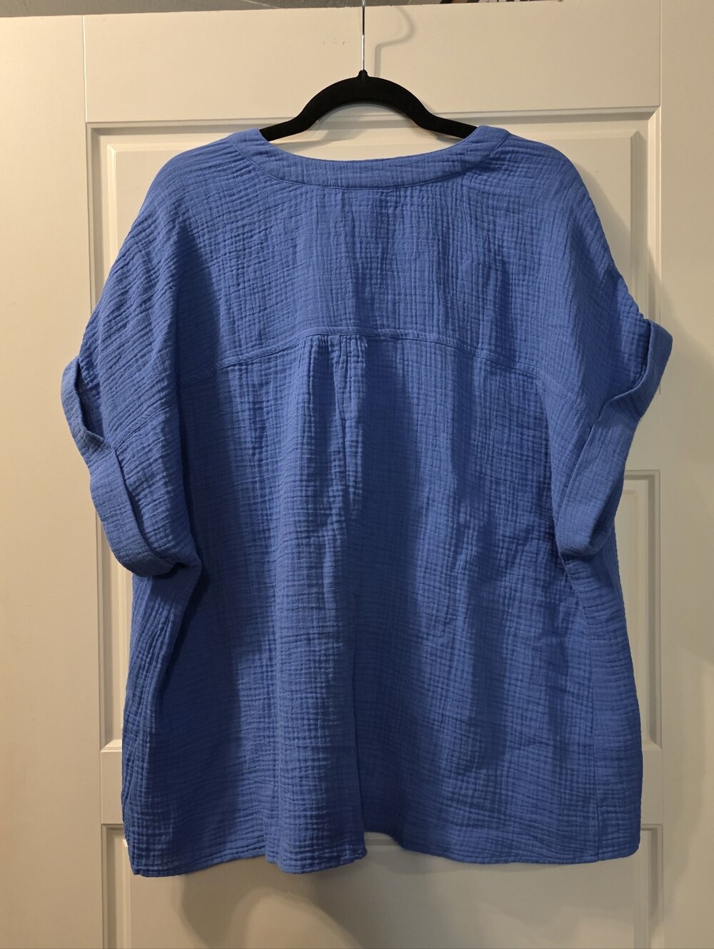 Isabel Maternity Top In Blue - Picture 4 of 4